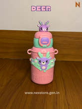 WarmFriends Cute Stainless Steel Thermos Bottle (450ml)