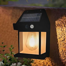 SunLume™ Solar Outdoor Wall Light – Waterproof Motion Sensor LED Lamp for Garden, Patio & Home Security