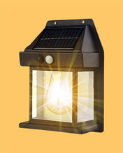 SunLume™ Solar Outdoor Wall Light – Waterproof Motion Sensor LED Lamp for Garden, Patio & Home Security